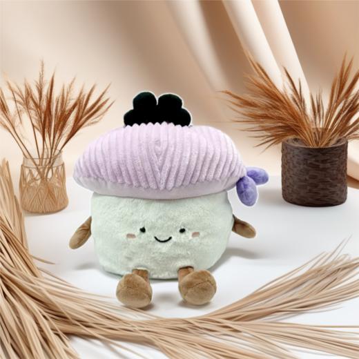 英国WARMIES 飞鱼子赤虾可爱寿司毛绒玩具可加热抱枕 商品图1