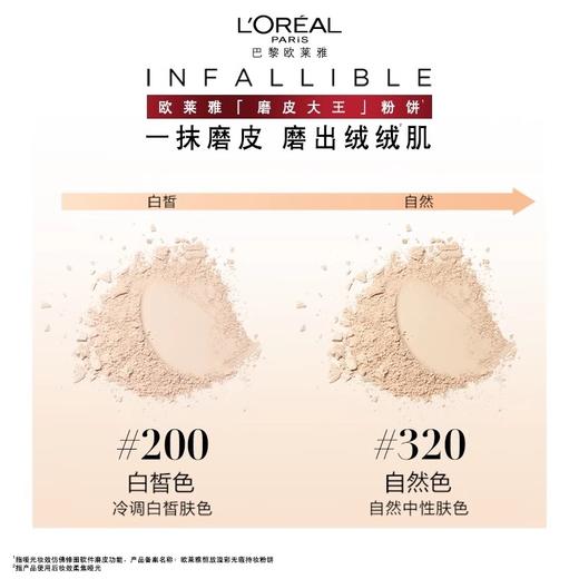【年终限时大促】【保税仓直发·全球购】欧莱雅磨皮大王粉饼持久定妆 商品图4