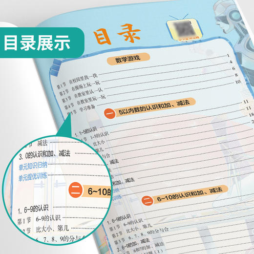 2025年秋 小学数学【人教版】 一年级上册 实验班学霸笔记 1年级 商品图2