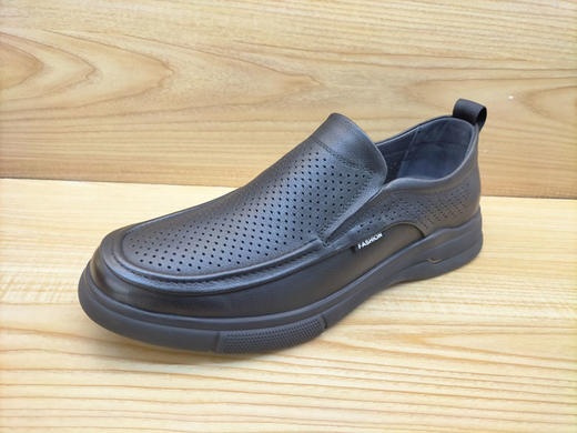 豪行2023夏季新款13283317真皮商务休闲男鞋凉鞋透气皮鞋 商品图1