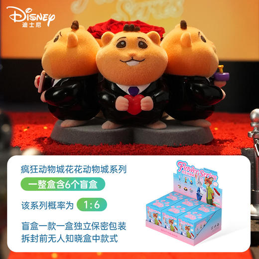 柏治廷 迪士尼花花动物城系列永生花盲盒 商品图4