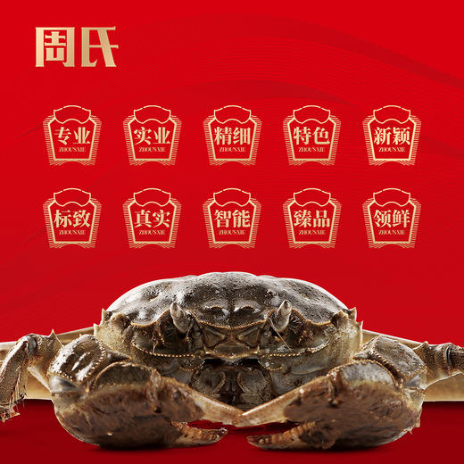 【绮】礼遇周氏大闸蟹礼券套餐中国好蟹3688型 商品图5