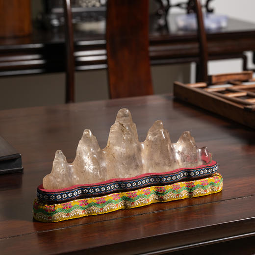 清	水晶雕五峰笔架山 商品图2