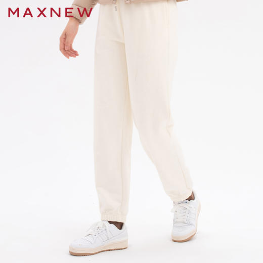 【门店同款】马恩MAXNEW女装针织长裤束脚裤宽松秋冬休闲百搭小个 商品图3