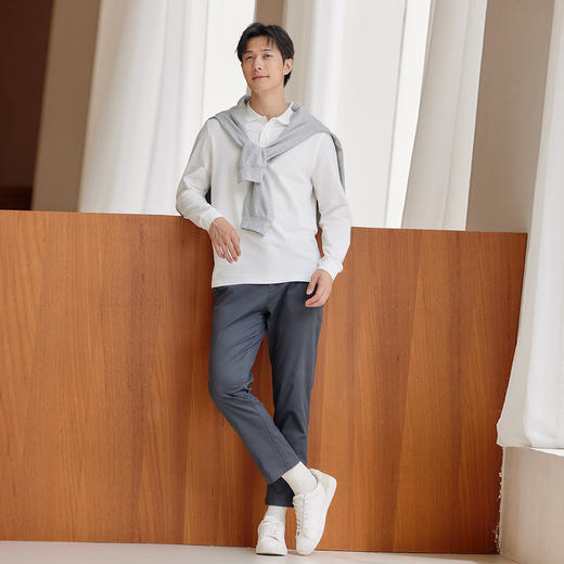 【门店同款】马恩MAXNEW男装新款直筒长裤商务休闲裤基础通勤西裤 商品图2