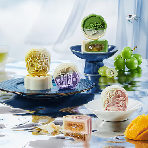 立家国宝芳华系青花家宴中秋月饼礼盒 [礼御团圆] 商品图9