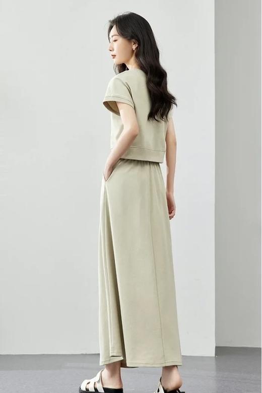 VIMLY/梵希蔓 清新休闲气质短袖两件套装 21205 商品图6