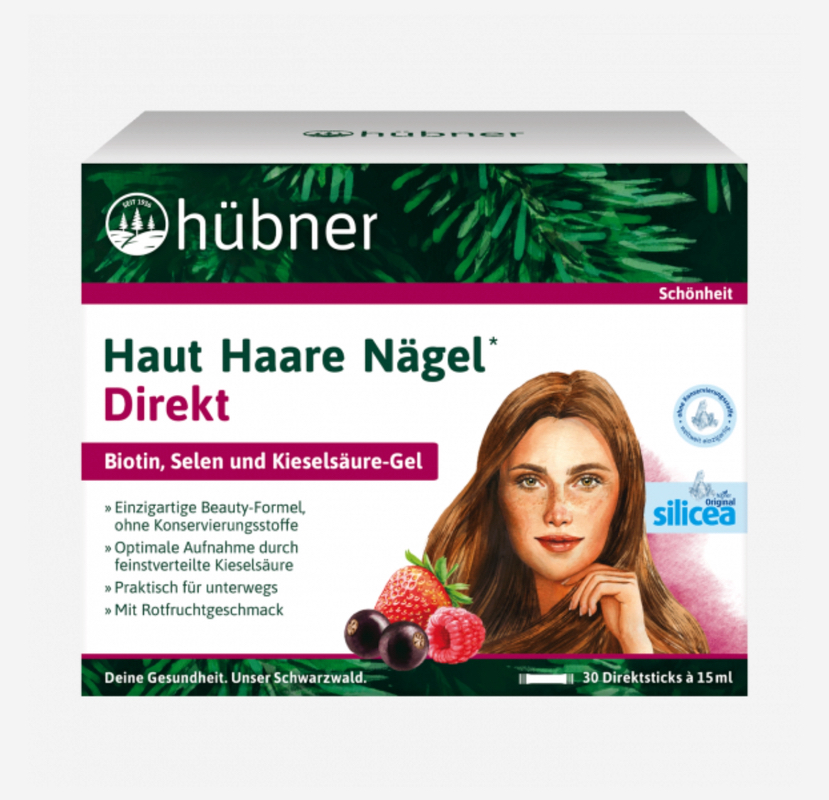 德国原装huebner郝柏娜希黎思硅素silicea增发护发口服液生发防脱30条