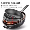 麦饭石不粘锅炒锅铁锅家用炒菜锅电磁炉锅具平底锅燃气煤气灶专用 商品缩略图1