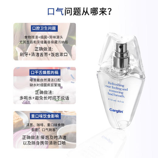 佳口林 口气清新喷雾（薄荷味）15ml 商品图1