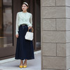 【林栖设计小店】（现货）优雅半身裙不规则百搭气质宽松显瘦2025秋冬新款裙子女1954011 商品缩略图1