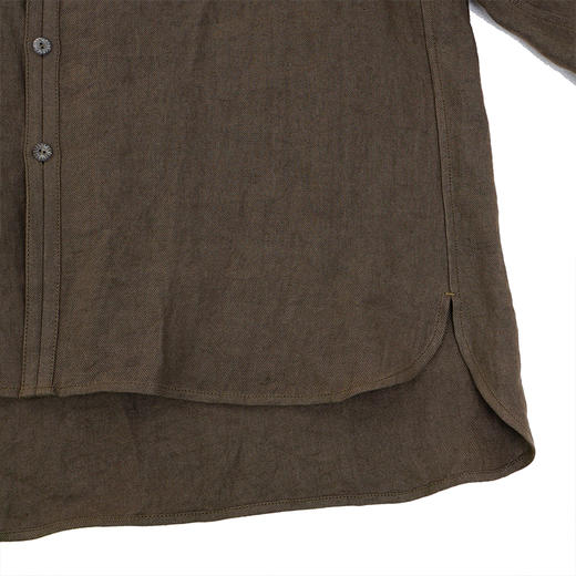 山也 郝 日晒麻拼接衬衫外套 商品图3