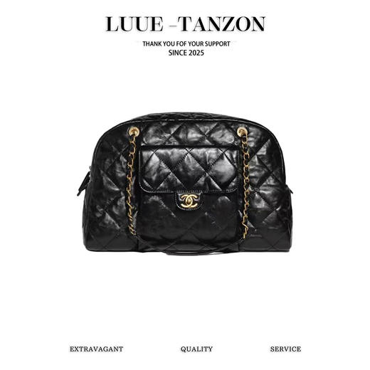 香奈儿 24a手工坊 保龄球包  黑色♥ （LZ） 商品图0