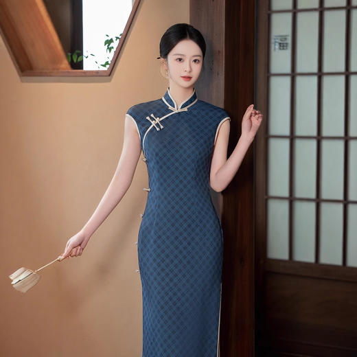 长款时尚显瘦复古高档旗袍SYG2547 商品图1