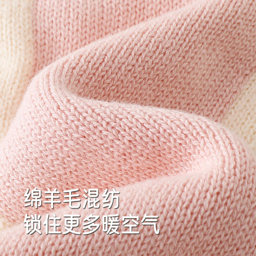 【商场同款】英氏毛线围巾女童儿童可爱甜美冬季围脖柔软舒适新款 商品图1