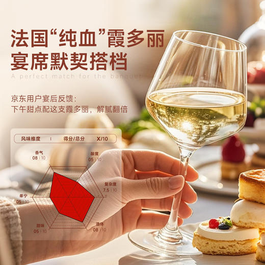 【连续3年-G&G大赛金奖】法国爱丽泽庄园小夏布利干白葡萄酒 12.5%vol 商品图5