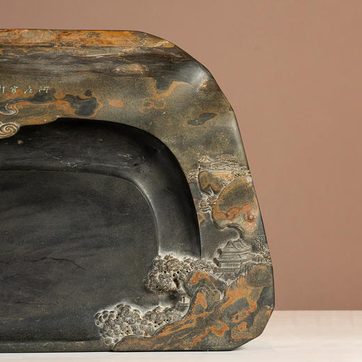 蔡永江制阿房宫歙砚 商品图4