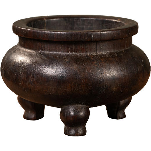 清	木雕三足鬲式炉 商品图5