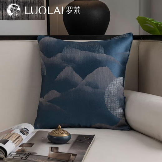 罗莱软装-关山月影抱枕 45*45 商品图7