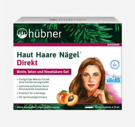 德国原装huebner郝柏娜希黎思硅素silicea增发护发口服液生发防脱30条 商品图1