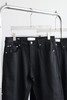 西K 秋季新款 黑色棉弹混纺 小直筒牛仔长裤 NZK245 商品缩略图3