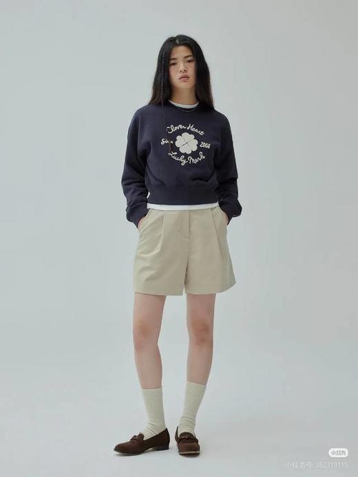 【云粉节】【6折】6楼COVERNATA士四叶草心刺绣圆领衫吊牌价659折后价395 商品图0