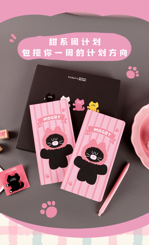 广博开学季kinbor系列周计划套装-莫格狸 商品图5