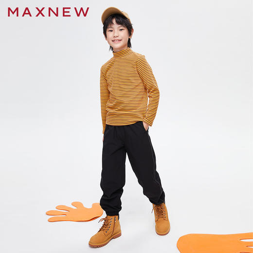 【门店同款】马恩MAXNEW童装秋冬男大童休闲运动裤时尚束脚长裤百 商品图4