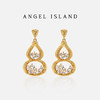 ANGEL ISLAND「鎏金」葫芦锆石肌理耳钉 商品缩略图1