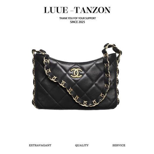 香奈儿 24k Hobo腋下包黑金太太太好看了吧（LZ） 商品图0