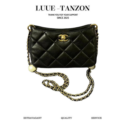 香奈儿  24s 春夏 双珍珠hobo 挎包 单肩包  （LZ） 商品图0