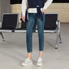 半身缘女裤 秋季修身显高显瘦舒适透气百搭牛仔裤253202U10120036 商品缩略图1