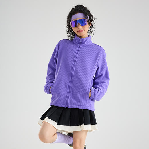 LUCKY DEER/幸运鹿情侣款山系保暖时尚多巴胺抓绒外套 商品图1