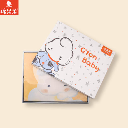 棉果果凉感夹棉被子礼盒淡黄色多功能被子（120*150cm带被套）M305551800067 商品图0