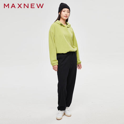 【门店同款】马恩MAXNEW女装针织长裤秋冬宽松百搭潮流休闲运动裤 商品图4