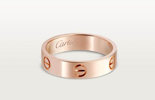 99新卡地亚18K玫瑰金/18K黄金/18K白金戒指钻戒 情侣对戒 商品图0