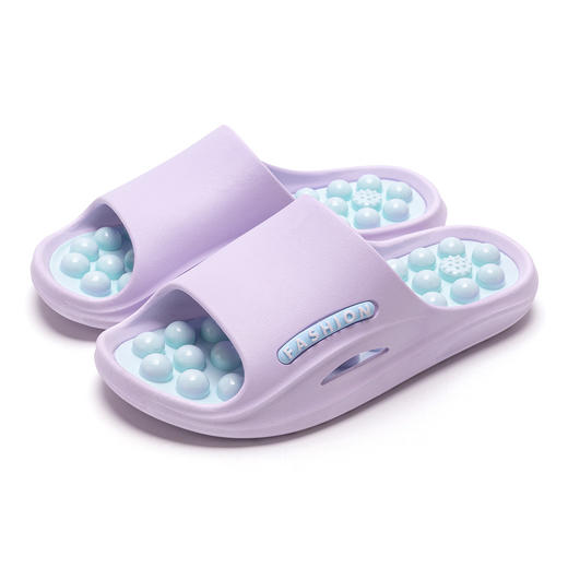 【移动足疗】男女款足底按摩拖鞋 颗粒按摩中底 透气不积水 脚底凉飕飕 脚感柔软舒适 给足底深度放松 商品图4