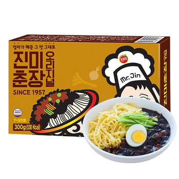 久意真味春酱300g  韩国进口炸酱面专用酱韩式调味酱炒面拌面伴侣酱料 /粮油调味 /调味品 /西式酱料 商品图4