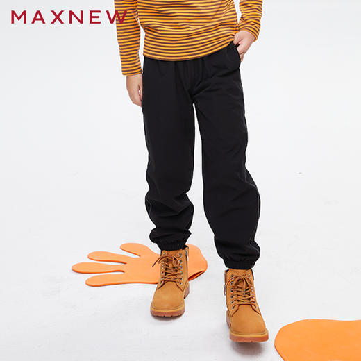 【门店同款】马恩MAXNEW童装秋冬男大童休闲运动裤时尚束脚长裤百 商品图1