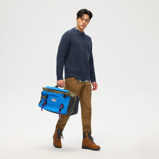 北极狐 男士100%美利奴羊毛针织衫 25秋冬新款保暖毛衣12600304 商品图2