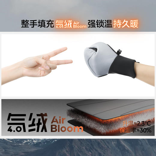 【25秋冬新品】蕉下分指式防风雨保暖手套LS000 商品图3