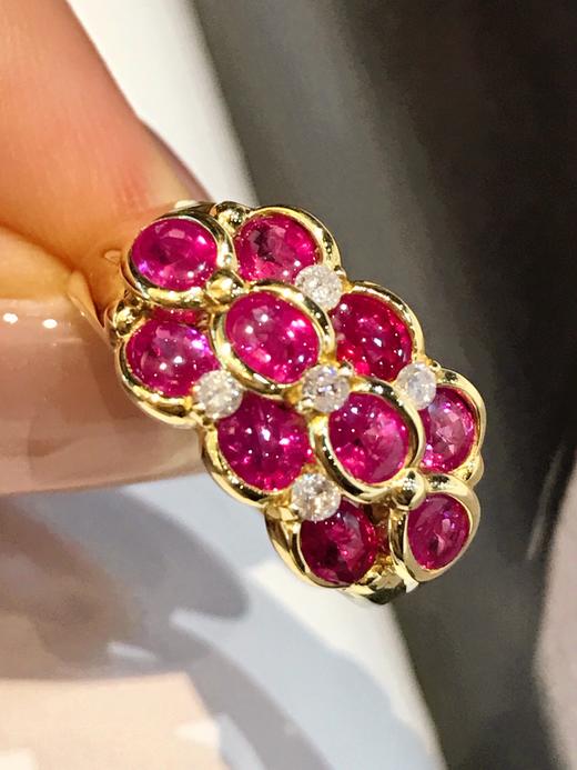 2.1ct刻面红宝石戒指 商品图1