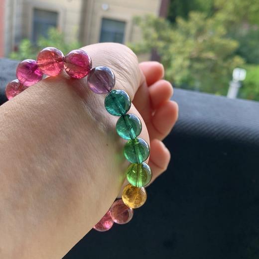 10mm单圈彩虹碧玺手串 商品图8