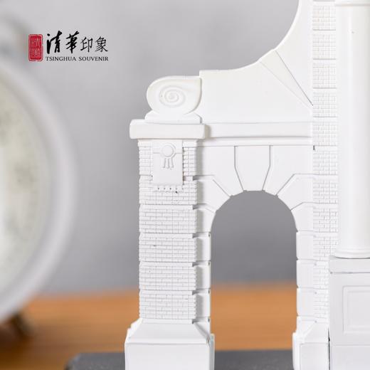 清华大学水晶底座树脂二校门纪念模型 商品图3