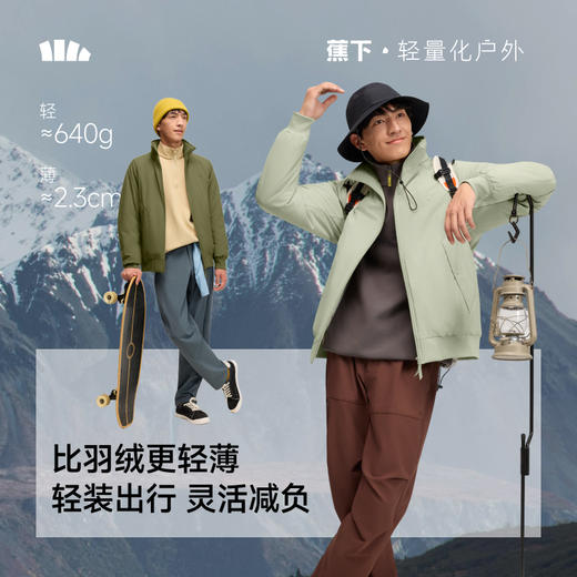 【超模君精选 25秋冬新品】蕉下男士气绒外套（夹克款、中暖）CL235 商品图4