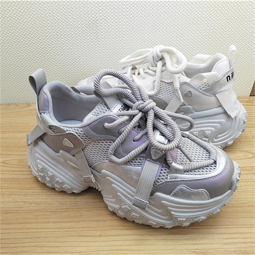 豪行夏季新款24278086运动休闲韩版中跟女鞋凉鞋网鞋 商品图2