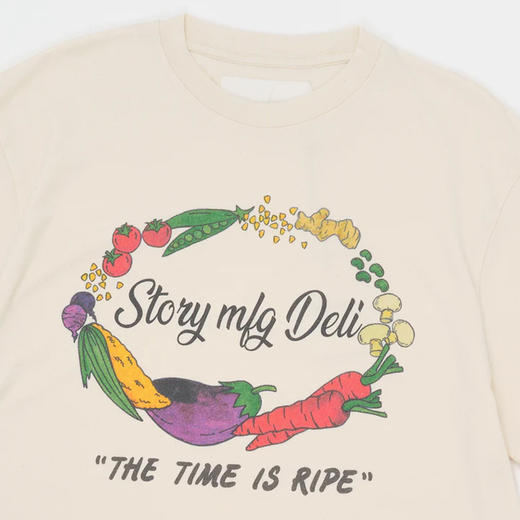 Story mfg GRATEFUL TEE 男女款有机棉复古中性圆领短袖T恤 商品图3