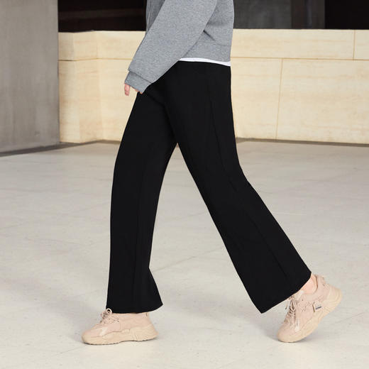 半身缘女裤 春季舒适柔软宽松透气显瘦垂坠休闲裤261102U10320019 商品图3