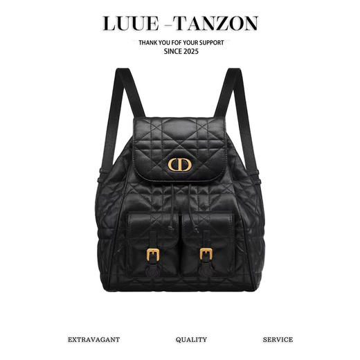 迪奥 Caro秋冬系列中号双肩包 四色（LZ） 商品图0