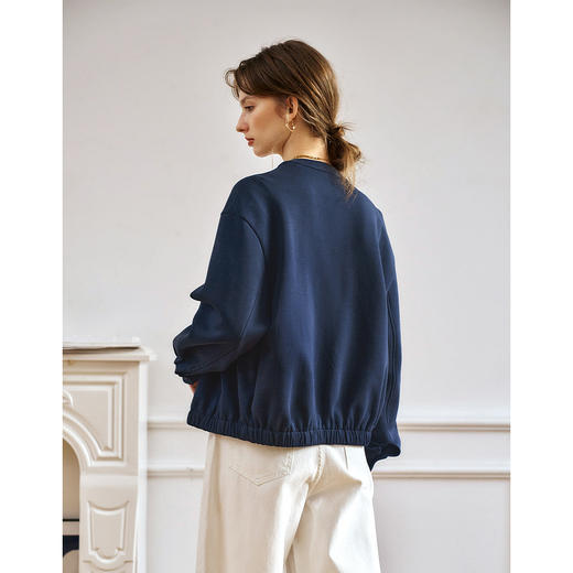 OLrain欧芮儿美式短外套女秋季2025年新款休闲百搭软糯开衫上衣 商品图2